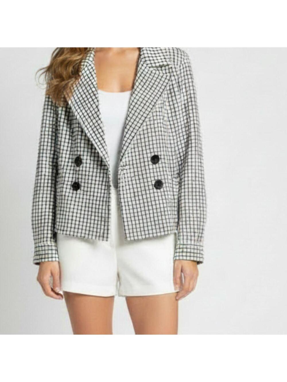 Cabi Women's Cream and White Jacket
